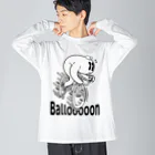 nidan-illustrationの"Ballooooon" #1 ビッグシルエットロングスリーブTシャツ