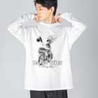 nidan-illustrationの"HAPPY HOUR"(B&W) #1 Big Long Sleeve T-Shirt