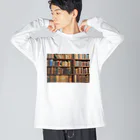 Teatime ティータイムの書斎　本の部屋 Big Long Sleeve T-Shirt