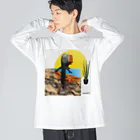 KAWADAHO STOREの歯磨きの妖精 Big Long Sleeve T-Shirt