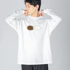 kinako-mochi.のカフェオーレ Big Long Sleeve T-Shirt