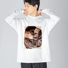 Pirka Nonnoのこれが本当の眠子🐾 ビッグシルエットロングスリーブTシャツ