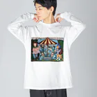 ＫＩＮＯＰＩ→Ｓ（キノピーズ）のモリの鍵掛け傘 Big Long Sleeve T-Shirt