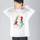 空気空間のguiter ビッグシルエットロングスリーブTシャツ