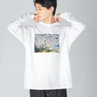 DAIPUKUの夕焼け曇 ビッグシルエットロングスリーブTシャツ