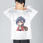 忍のがんばれ忍ちゃん ビッグシルエットロングスリーブTシャツ