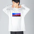 Little Artist MINAのひまわり ビッグシルエットロングスリーブTシャツ