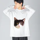 でおきしりぼ子の実験室の吾輩は猫である。 Big Long Sleeve T-Shirt