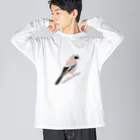 piro piro piccoloのカケス Big Long Sleeve T-Shirt