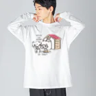 イラスト MONYAAT のCT112 YETI is yeahの家でお茶 Big Long Sleeve T-Shirt