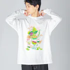 Yukie Shiratori (しらとり ゆきえ)の抹茶パフェ Big Long Sleeve T-Shirt