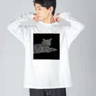 たかはしの店の黒猫のジジ Big Long Sleeve T-Shirt