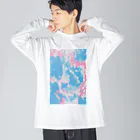 シロクマ屋のマーブルB Big Long Sleeve T-Shirt