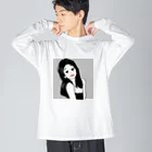 jackartworkの綺麗なお姉さん Big Long Sleeve T-Shirt