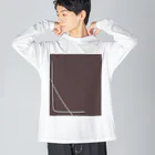 アトリエヱキパの無言～mugon～18 Big Long Sleeve T-Shirt