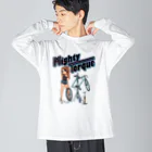 nidan-illustrationの"Mighty Torque" ビッグシルエットロングスリーブTシャツ