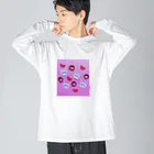 LsDF   -Lifestyle Design Factory-のチャリティー【sweet cats】 Big Long Sleeve T-Shirt