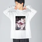 蓮乃 椿の貪欲Girl Big Long Sleeve T-Shirt