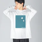 ハナのお店のシマエナガ Big Long Sleeve T-Shirt