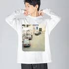 moromoroのタクシー乗り場 Big Long Sleeve T-Shirt