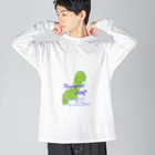 sugar2turncomboのjumpin'jap one  ビッグシルエットロングスリーブTシャツ