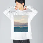 moromoroの海 ビッグシルエットロングスリーブTシャツ