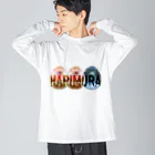 ハリネズミ針村のいがぐりハリネズミ針村（3匹） Big Long Sleeve T-Shirt