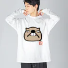 Chekesのでっぱおいたん BIGシルエットロングTシャツ Big Long Sleeve T-Shirt