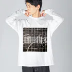 飯塚 iizukaのアブストラクト2 ビッグシルエットロングスリーブTシャツ