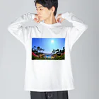 アロハスタイルハワイのラナイ島　フォーシーズンズ　リゾート ビッグシルエットロングスリーブTシャツ