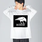 HERMANOのとりちゃん ビッグシルエットロングスリーブTシャツ