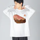 脂身通信Ｚの肉 ビッグシルエットロングスリーブTシャツ