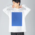 kakureonのフリー素材のような空 ビッグシルエットロングスリーブTシャツ