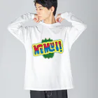 SANKAKU DESIGN STOREのモンスター級に眠い！ B Big Long Sleeve T-Shirt