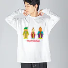 F-SOUL(エフソウル)のザ・ピーチーズ Big Long Sleeve T-Shirt