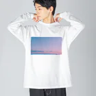 APPLE_の朝焼け ビッグシルエットロングスリーブTシャツ