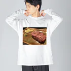 基本的に食べ物の店の厚切りタン塩 Big Long Sleeve T-Shirt