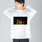 おもちのみぎあしぱんぷきん Big Long Sleeve T-Shirt