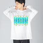 Lily bird（リリーバード）の幻想水仙 Big Long Sleeve T-Shirt