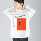 SANKAKU DESIGN STOREの最先端を突っ走るモダニズム。 C Big Long Sleeve T-Shirt