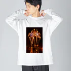 アロハスタイルハワイのハワイ最大規模の独立記念日花火大会（Independence Day） Big Long Sleeve T-Shirt