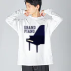 DRIPPEDのGRAND PIANO-グランドピアノ- ビッグシルエットロングスリーブTシャツ