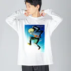 黄金井千鶴の光に飛び込む Big Long Sleeve T-Shirt