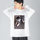 元シベリアンハスキーのチョビ(*≧∀≦*)君のどろんこチョビくん Big Long Sleeve T-Shirt