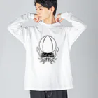 narookのアオリイカ　oval squid Big Long Sleeve T-Shirt