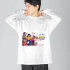 ミャンマーへの支援のミャンマーの鍋鳴らし Big Long Sleeve T-Shirt