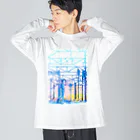 新商品PTオリジナルショップの矢ヶ崎第一閉そく信号機(碓氷線) Big Long Sleeve T-Shirt