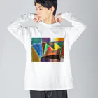 conaconaのTAKAのくれよんWorld Big Long Sleeve T-Shirt