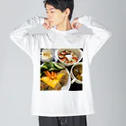 ささみの日常の我が家の夕食〜洋〜 Big Long Sleeve T-Shirt