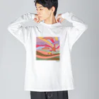 Beagle & Bearのbaked sweet potatoes day Big Long Sleeve T-Shirt